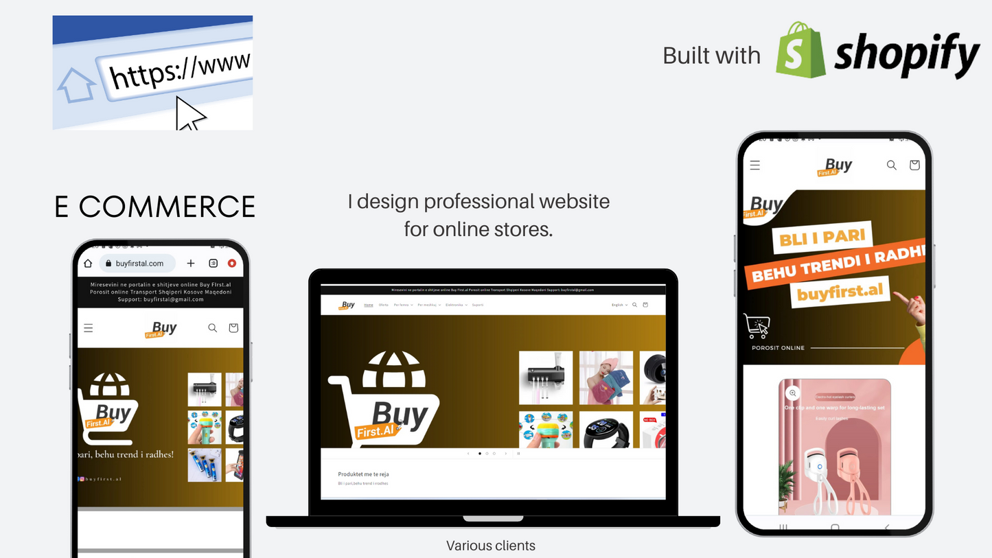 Ndertim Website E-commerce