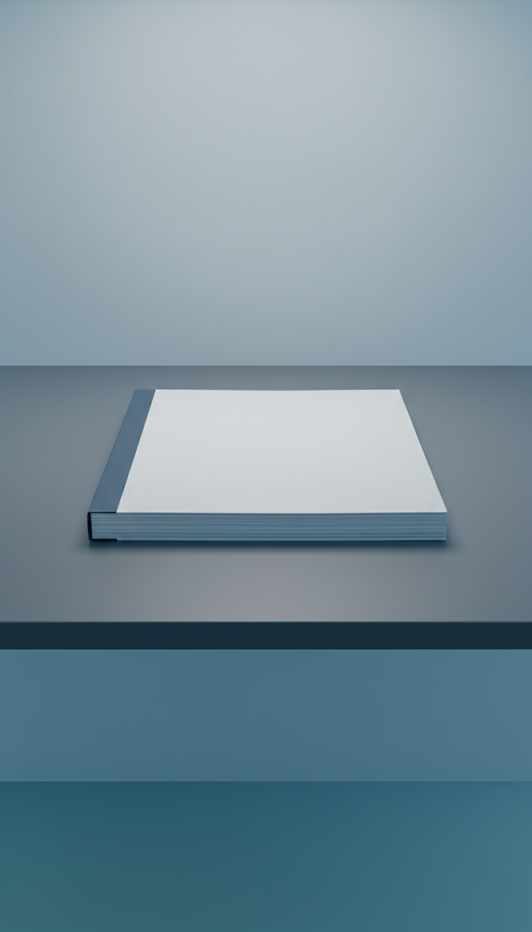 Stack Of Linen Presentation Documents